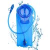 Hydration Water Bladder Reservoir for Hiking Biking Climbing Cycling Running, Large Opening - Blue