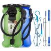 3L 3Liter 100oz BPA Free EVA Hydration Pack Bladder, Leak-Proof Water Reservoir - 2pc Bladders With Clean Kit