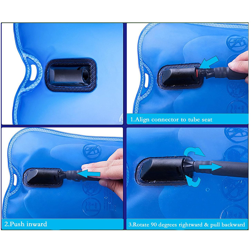 3L 3Liter 100oz BPA Free EVA Hydration Pack Bladder, Leak-Proof Water Reservoir - Image 6