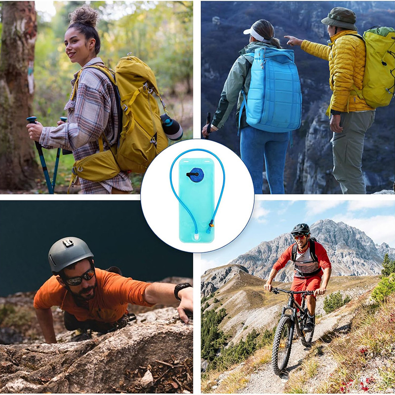 Hydration Bladder 68oz Leakproof Water Reservoir with Wide Opening, Durable and Lightweight, Ideal for Cycling, Hiking, Camping, Easy Refill and Cleaning - Image 6