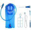 Hydration Water Bladder Reservoir for Hiking Biking Climbing Cycling Running, Large Opening - Blue with Cleaning kit