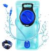 Hydration Bladder, 1.5-2-3L Water Bladder for Hiking Backpack, BPA-Free Leak Proof Water Reservoir Storage Bag, Water Pouch Hydration Pack for Camping Cycling Running - Blue