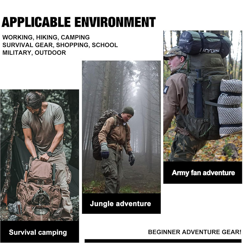 Small Tactical Backpack,Molle Hiking Backpack for Backpacking,Cycling and Biking,25L Backpack - Image 8