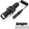 FL22 Tactical Flashlight 1200 Lumens LED Light M Lock Rail Mount Ar Flashlight with Pressure Switch