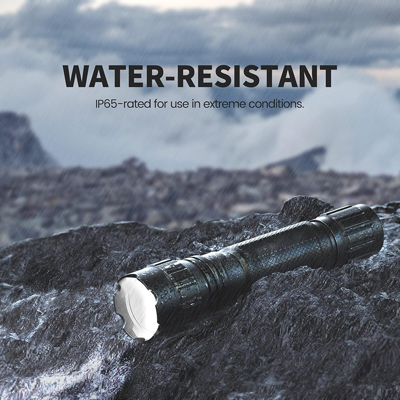 FL22 Tactical Flashlight 1200 Lumens LED Light M Lock Rail Mount Ar Flashlight with Pressure Switch - Image 4