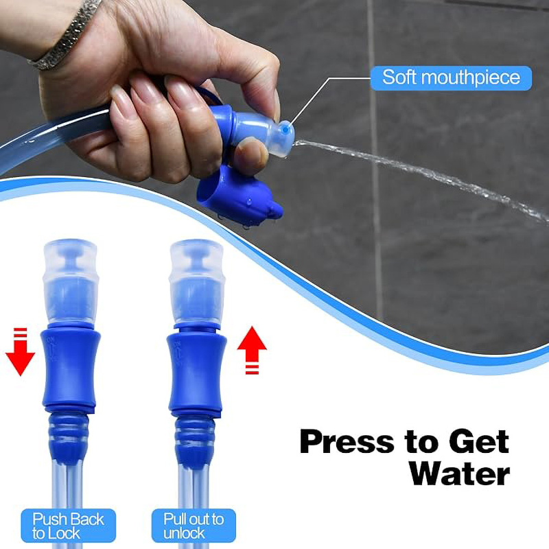 1.5L/2L Hydration Bladder, Large Opening Water Storage Bladder Bag, for Cycling Hiking Camping - Image 5