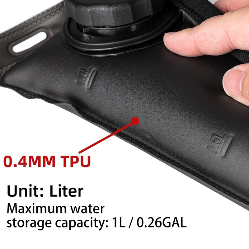 Mini Hydration Bladder 1L-2.5L Leak Proof Hydration Reservoir BPA Free Military Water Bladder Bag Hydration Pack Replacement for Outdoor Camping Hiking - Image 5