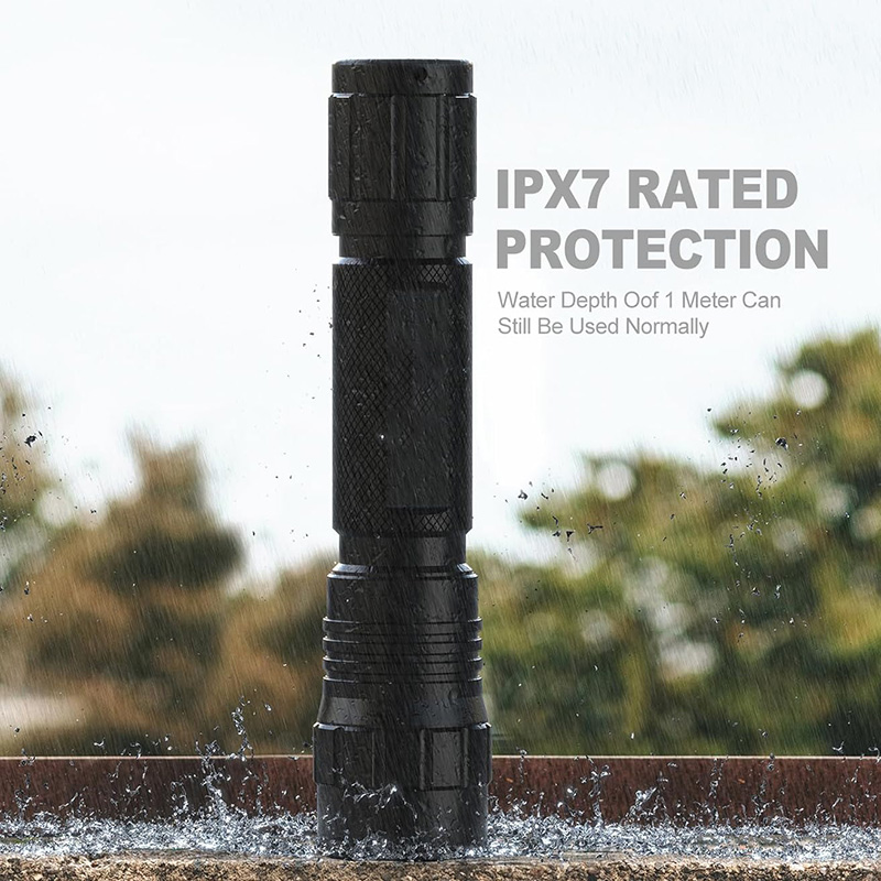 FL34 1500 Lumen LED Tactical Flashlight IPX7 Rating Rechargeable 4 Modes Weapon Light M Lock Mount Rail Flashlight Included with Pressure Switch - Image 4