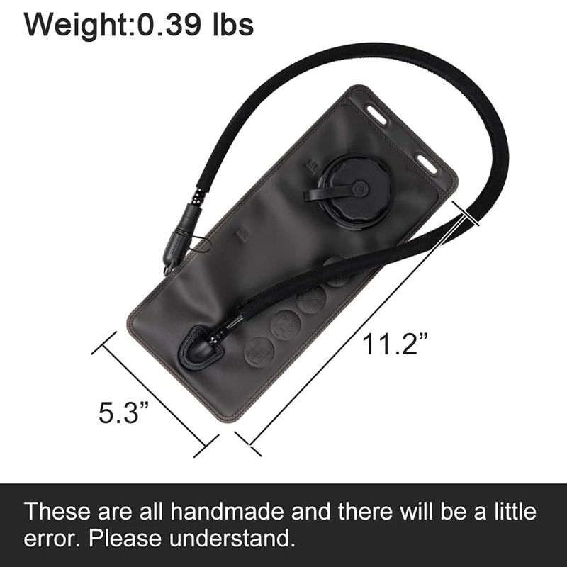 Mini Hydration Bladder 1L-2.5L Leak Proof Hydration Reservoir BPA Free Military Water Bladder Bag Hydration Pack Replacement for Outdoor Camping Hiking - Image 7