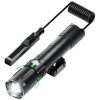 FL27 Rechargeable Flashlight 2000 Lumen, USB-C Tactical Light with Adjustable Focus, 4 Modes (Ultra/High/Low/Strobe), IPX7 Waterproof, Includes Pressure Switch & Picatinny Mount