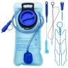 1.5L/2L Hydration Bladder, Large Opening Water Storage Bladder Bag, for Cycling Hiking Camping - 1 Pack 2L + 1 Set Bladder Cleaning Kit